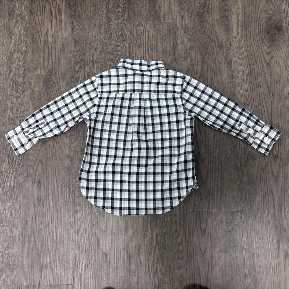 GrowwMe Bndle Ralph Lauren Kids 24mo + GAP 2T Checkered Button Down LSS Set